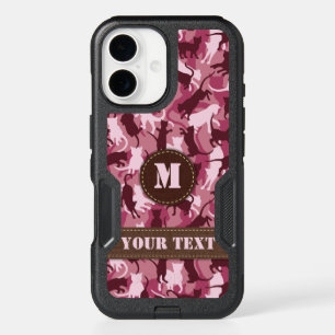Cats Pink Camouflage iPhone 16 Case