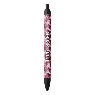 Cats Pink Camouflage Pen