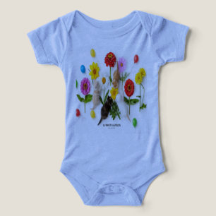 cats play with roses infant t-shirt