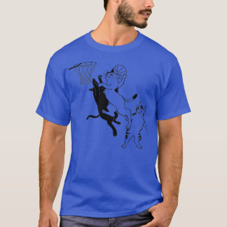 Cats Playing Basketball T-Shirt