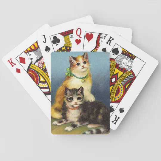 Cats Playing Cards | Zazzle.com
