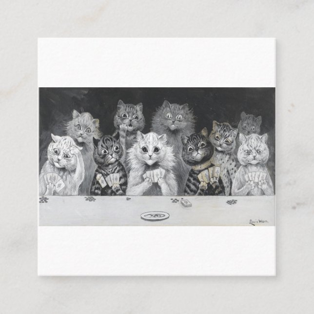Cats Playing Cards - Louis Wain (Front)