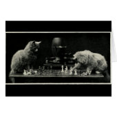 Cats Playing Chess (Front Horizontal)