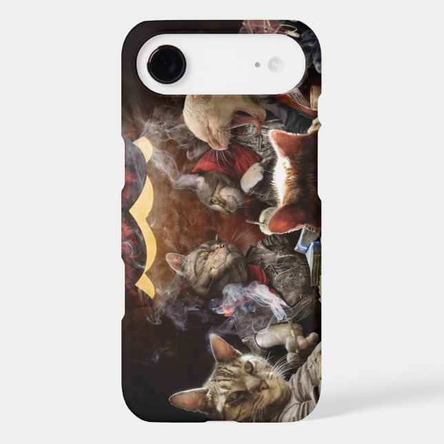 Cats playing poker   Case-Mate iPhone case (Back)