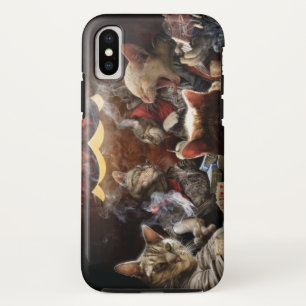Cats playing poker iPhone x case