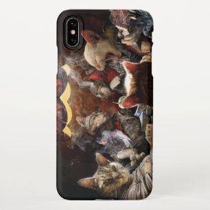 Cats playing poker  iPhone XS max case