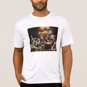 Cats playing poker throw pillow T-Shirt