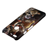 Cats playing poker   uncommon google pixel XL case (Top)