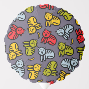Cats plus bananas balloon