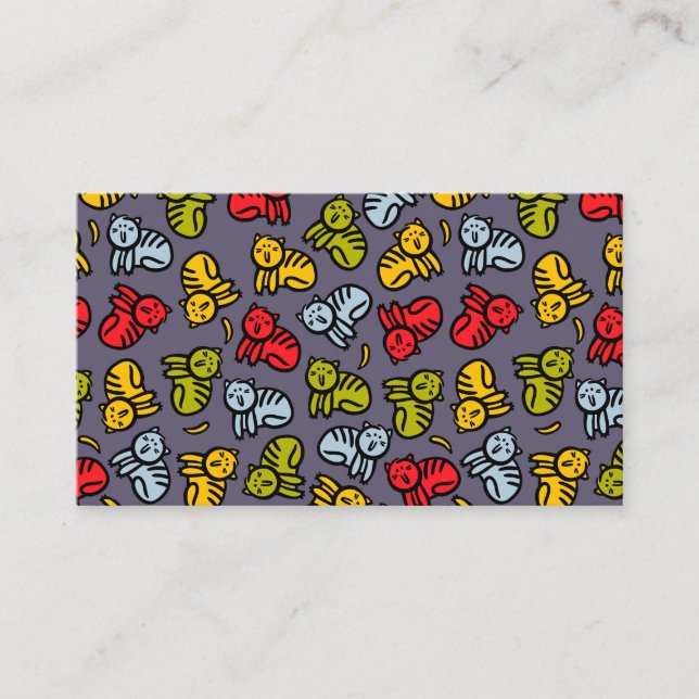 Cats plus bananas enclosure card (Front)