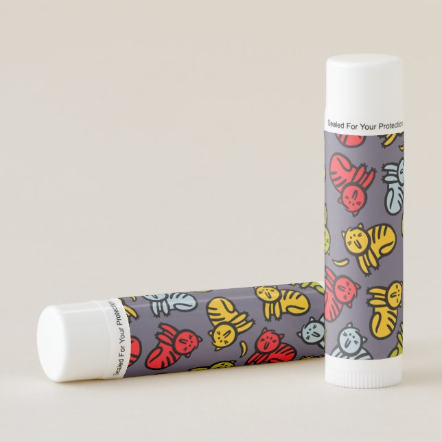 Cats plus bananas lip balm (Front)