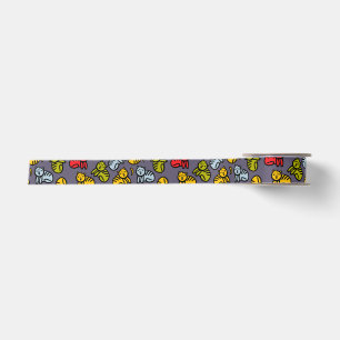 Cats plus bananas satin ribbon