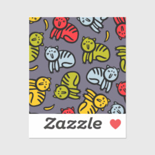 Cats plus bananas sticker