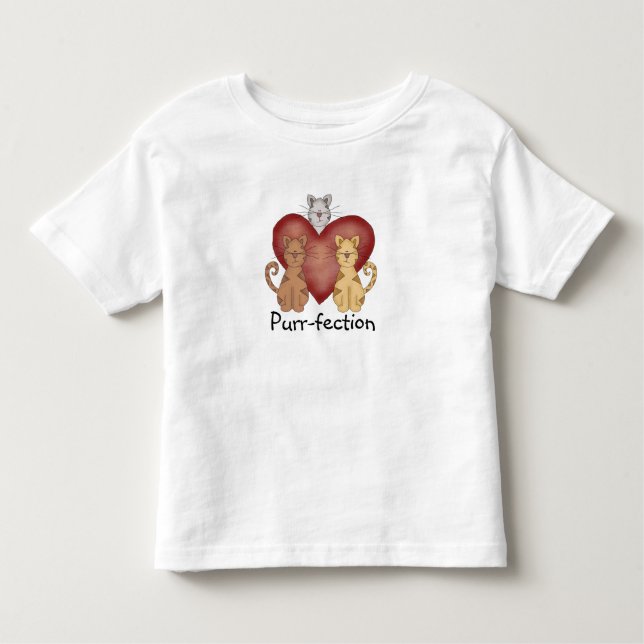 Cats Purr-fection Toddler T-shirt (Front)