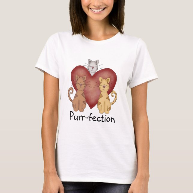 Cats Purr-fection Tshirts and Gifts (Front)