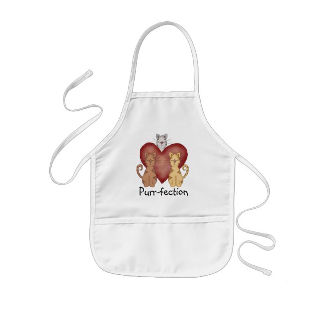Cats Purr-fection Tshirts and Gifts Kids' Apron (Front)