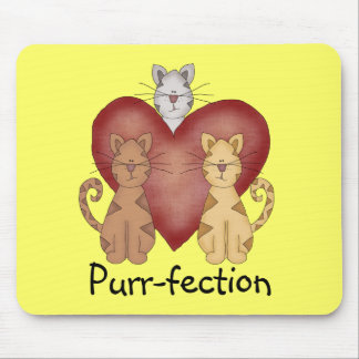 Cats Purr-fection Tshirts and Gifts Mouse Pad