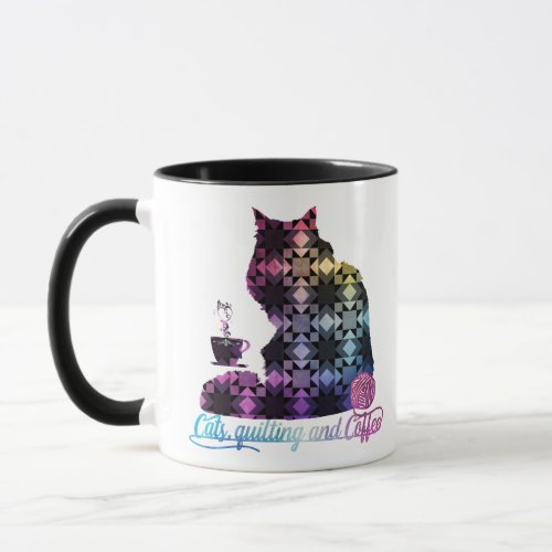 Cats Quilting and Coffee Mug