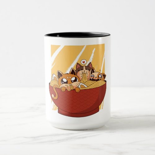 Cats Ramen Bowl Mug