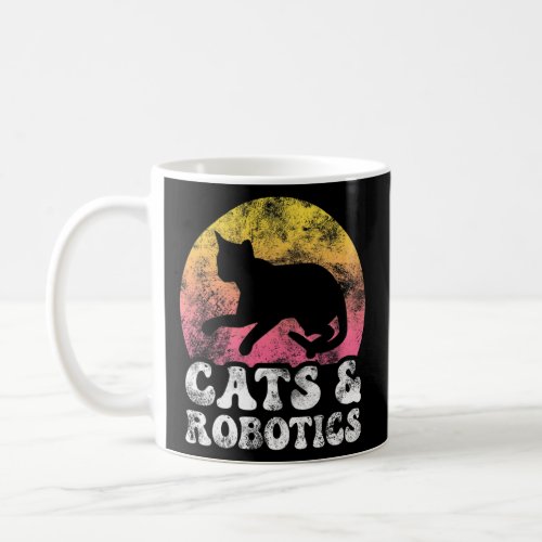 Cats  Robotics Vintage Retro Hobby  Coffee Mug