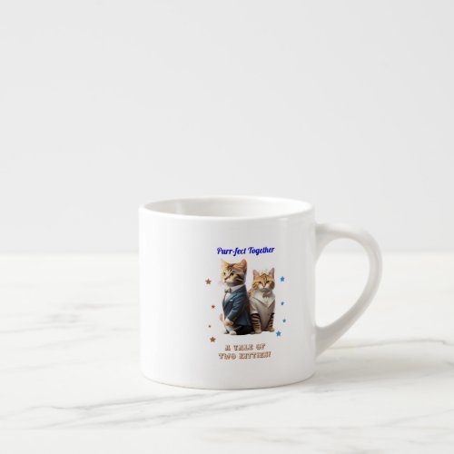 Cats Royal Wedding A Tale of Two Kitties Espresso Cup
