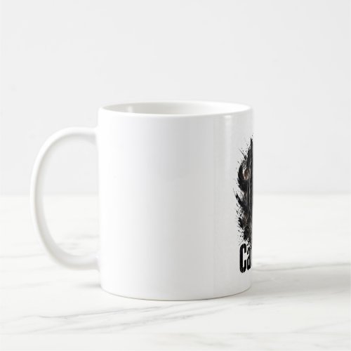 Cats Rule Black Cat Coffee Mug