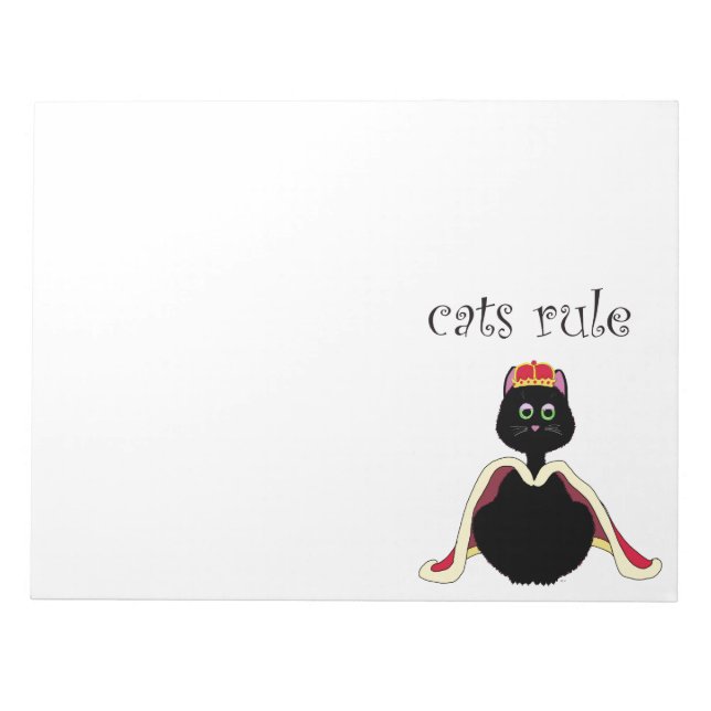 Cats Rule Notepad (Front)
