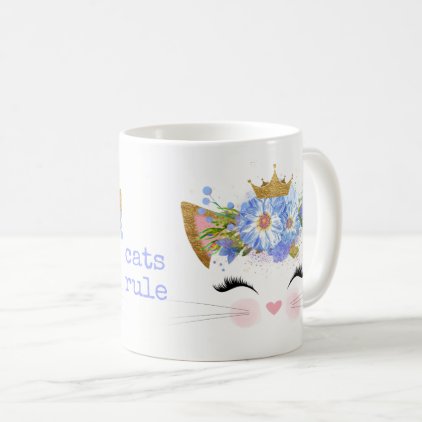 Cats Rule Princess Kitty Mug