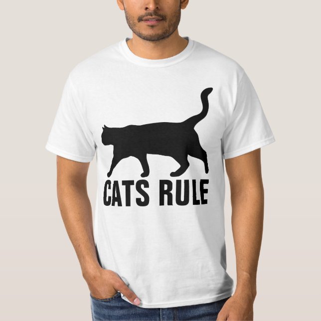 CATS RULE t-shirts (Front)