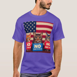 Cats say NO boy T-Shirt