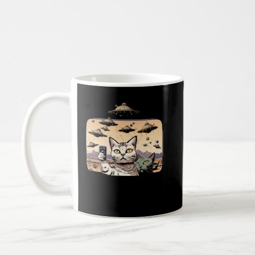cats selfie UFO spaceships Kitties Cats  pets own  Coffee Mug