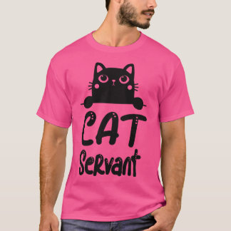Cats Service Funny Motif Cat Owners T-Shirt