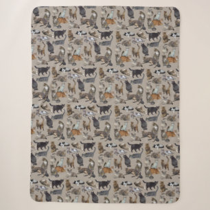 Cats 😺😻😽 sherpa blanket