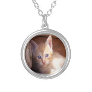 Cats Silver Plated Necklace