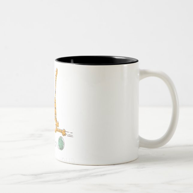 Cats Sit on Your Work Cat Mom WFH Mug (Right)