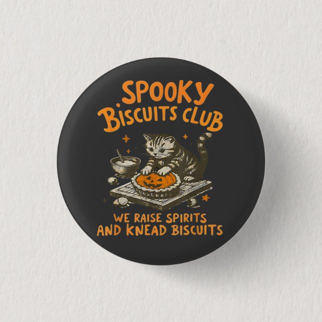  Cat's Spooky  Button (Front)