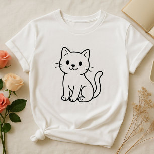 Cats T-Shirt – Artistic Cat Lover Outfit