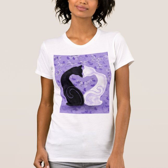 Cats T-Shirt Beautiful Love (Front)
