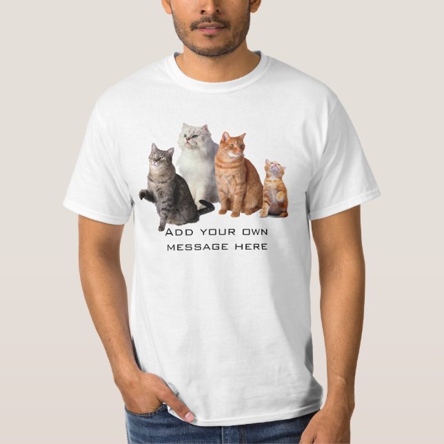 Cats T-Shirt support your local Rescue Center (Front)