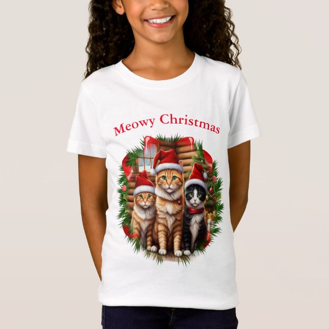 Cats t-shirts Christmas (Front)