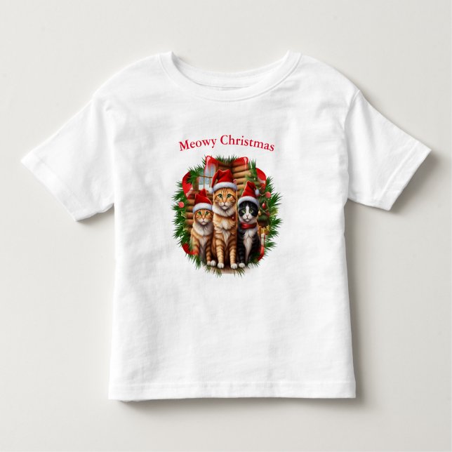 Cats t-shirts Christmas (Front)