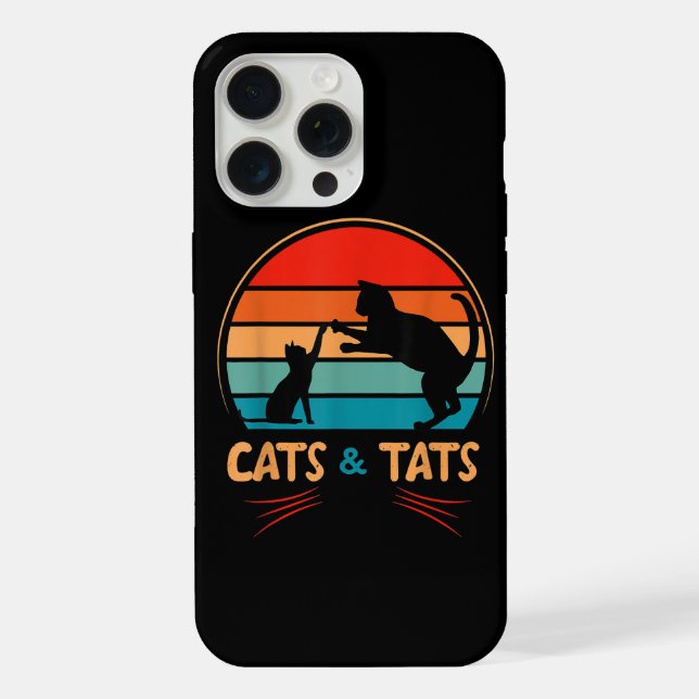 Cats & Tats - Cat  Iphone Case (Back)