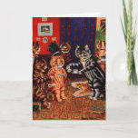 Cats Tea Party by Louis Wain Card
