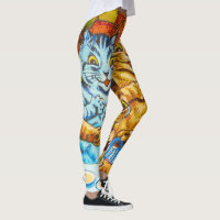 Tea shop party leggings