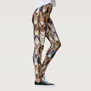 Cats texture leggings