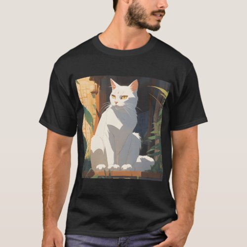 Cats that are all white are hard to find T_Shirt