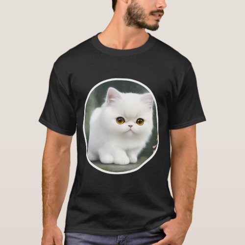  Cats that are all white are not very common T_Shirt