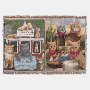 Cats Throw Blanket