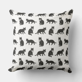 Cats Throw Pillow
