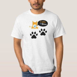 Cats to Stay Army New Zealand Paws up T-Shirt